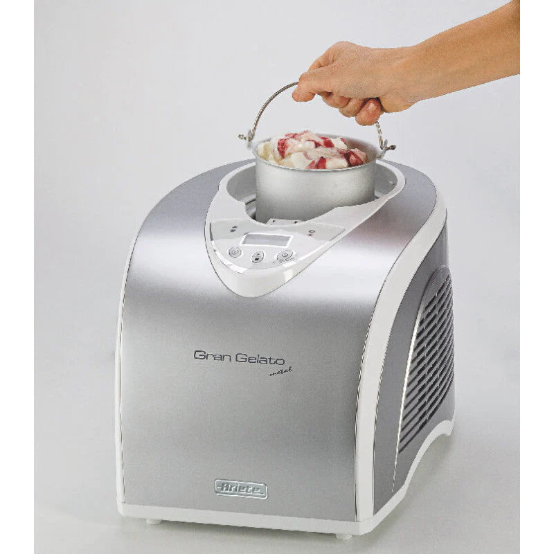Ariete Gran Gelato Metal Ice Cream Maker 135W